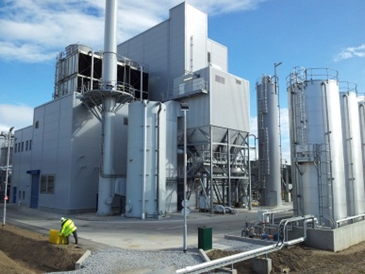 Rothes CoRDe, eine  Biomasse befeuerte KWK-Anlage