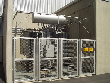 Transformator im Biomassekraftwerk